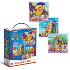 Пъзел 3 в 1 Paw Patrol - На детската площадка Пъзел 3 в 1 Paw Patrol - На детската площадка
