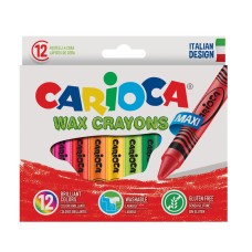 Восъчни пастели Carioca JUMBO, 12 цвята Восъчни пастели Carioca JUMBO, 12 цвята