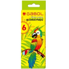 Флумастери Gabol, 6 цвята Флумастери Gabol, 6 цвята