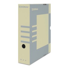 Архивен бокс Donau 80 mm, кафяв (Трислойно велпапе) Архивен бокс Donau 80 mm, кафяв (Трислойно велпапе)