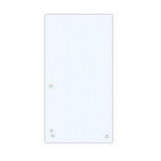 Разделители Donau 190g, 235x105mm, картон, бели