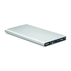 Външна преносима батерия, 8000MAh, сребриста Външна преносима батерия, 8000MAh, сребриста