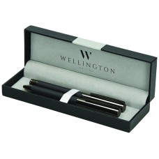 Комплект Wellington Stamford, Химикалка и ролер, черен Комплект Wellington Stamford, Химикалка и ролер, черен