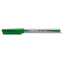 Химикалка Staedtler Stick 430 М, зелена Химикалка Staedtler Stick 430 М, зелена