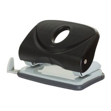 Перфоратор Office Products, до 20 листа, пластмасов, черен Перфоратор Office Products, до 20 листа, пластмасов, черен