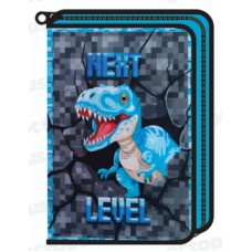 Несесер Octopus, 1 цип, 2 прегради, празен, Dino blue