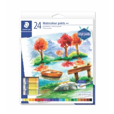 Акварелни бои Staedtler Design Journey , 24 цвята x 12ml Акварелни бои Staedtler Design Journey , 24 цвята x 12ml
