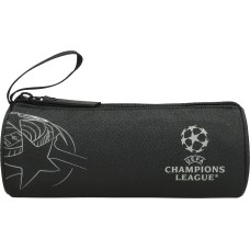 Несесер UEFA, объл, 20х8х8 cm, черен