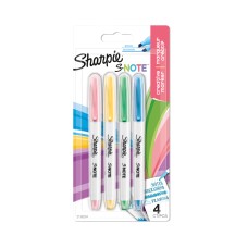 Комплект маркери Sharpie S-Note, 4 цвята, блистер Комплект маркери Sharpie S-Note, 4 цвята, блистер