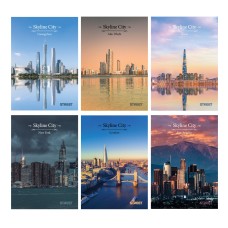 Тетрадка с телчета А5, 80л, ШР, БГ, Skyline Тетрадка с телчета А5, 80л, ШР, БГ, Skyline