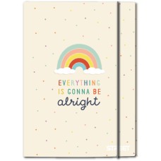 Папка с ластик Street Rainbow A4, 1 cm Папка с ластик Street Rainbow A4, 1 cm