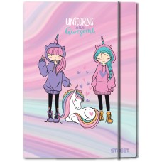 Папка с ластик Street A4, 400g, Kids