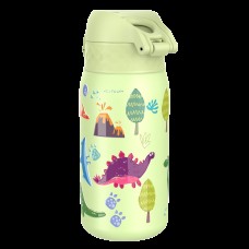 Бутилка за вода Ion8 Print, метална, 400ml, Dinosaurs Бутилка за вода Ion8 Print, метална, 400ml, Dinosaurs