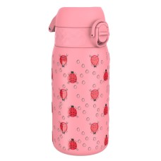 Бутилка за вода Ion8 Print, метална, 400ml, КАЛИНКИ