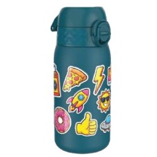 Бутилка за вода Ion8 Print, рециклирана пластмаса, 350ml, СТИКЕРИ Бутилка за вода Ion8 Print, рециклирана пластмаса, 350ml, СТИКЕРИ