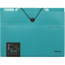 Папка Optima, А4, с 6 отделения, петрол