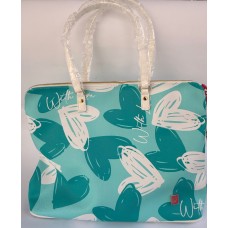 Чанта Reverse 510, 40x14x31cm, HEARTS AQU