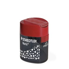 Острилка Staedtler 512 с контейнер, двойна, ЧЕРВЕН