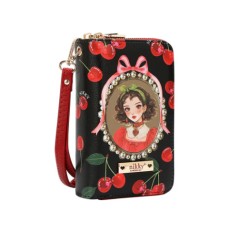 Портфейл Nikky, 10x16x4.5 cm, Cherry Lips Портфейл Nikky, 10x16x4.5 cm, Cherry Lips